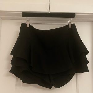 Zara Mini Skort- Black- Large